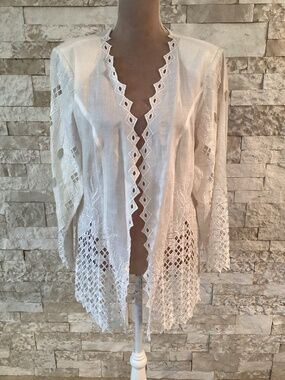 ESHA Designs Vintage Linen Cardigan